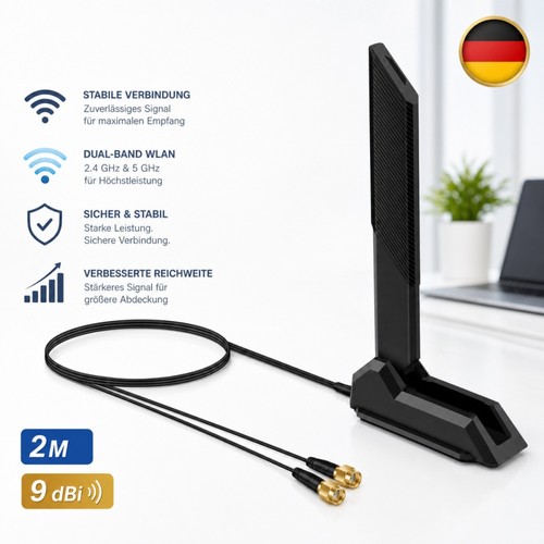 Antenna 9dbi rp sma - wi-fi, rp-sma
