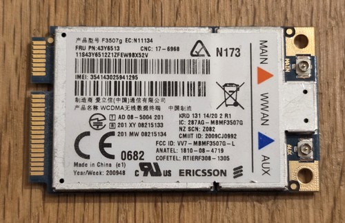 Ericsson f3507g wwan umts - f3507g,